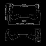 Aeroo Road Handlebar UCI lovlig version
