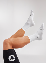 Essentials 3DKnit Crew Sock - White