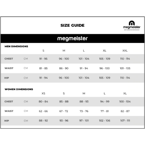 Megmeister Men's Baselayer Short Sleeve - White